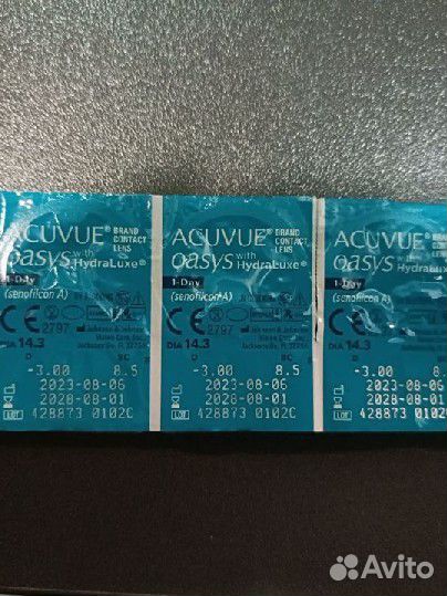 Линзы acuvue oasys