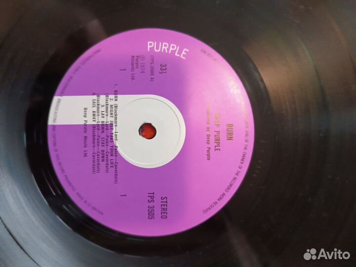 Deep Purple – Burn UK LP