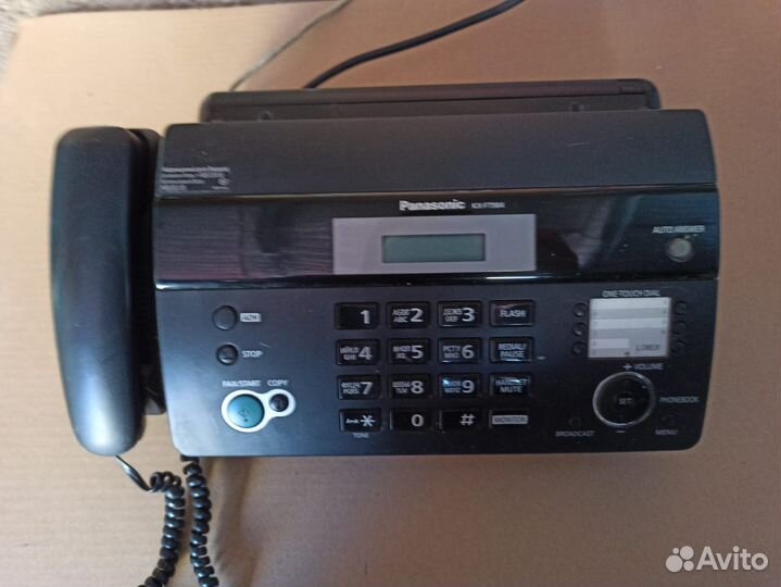Факс panasonic kx-ft 984