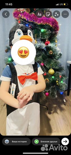 Костюм пингвина 110