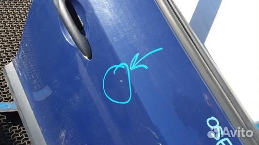 Дверь передняя правая renault megane 3 (OSE17E201)