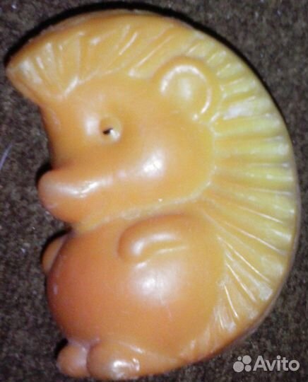 Ёжик игрушка старенькая детская пластик СССР