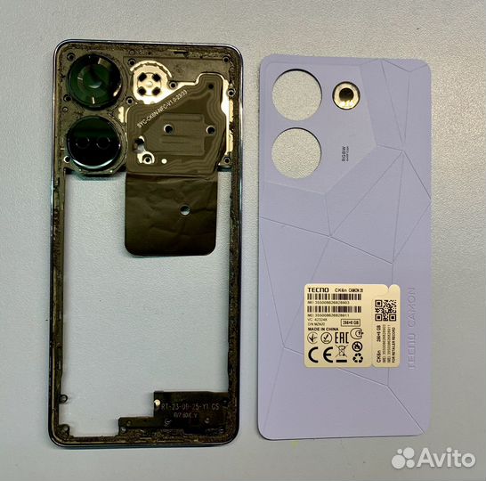 Tecno Camon 20 оригинальные запчасти с разбора