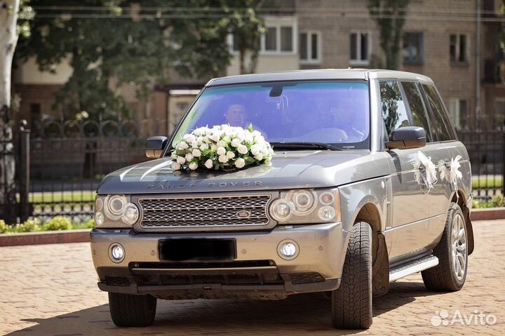 Свадебные украшения на машину