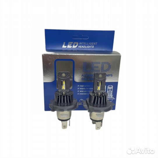 LED лампы H4 6000к 55W для Toyota LC Prado 120