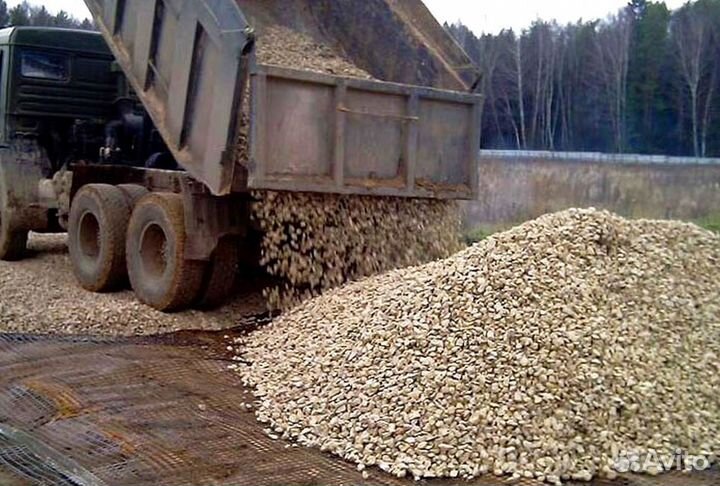 Песок карьерный с доставкой