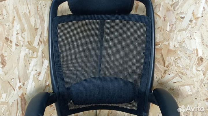 Элитное кресло нат.кожа Chairman Ergo 281 хром б/у