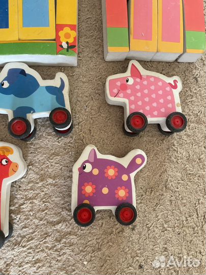 Игрушки из мультиков деревяшки