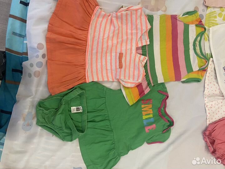 Вещи пакетом на девочку carters 74 80 размер