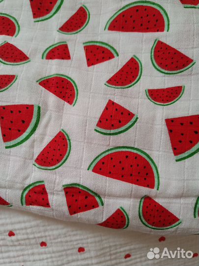 Косынка на резинке муслин