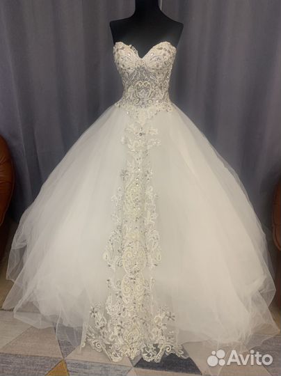 Свадебное платье 42 44 пышное