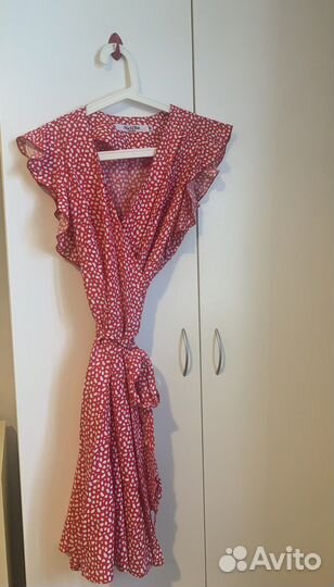 Платье летнее красное