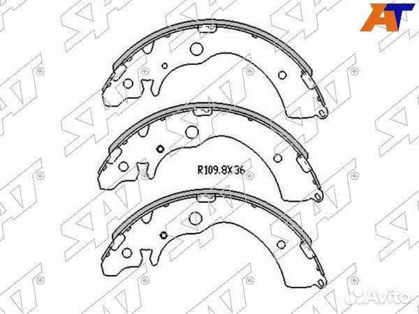 Колодки тормозные задние honda accord
