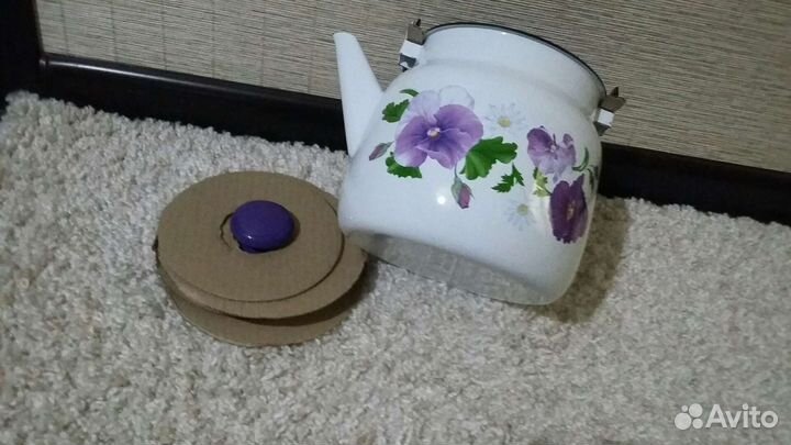 Эмалированный чайник 3,5 литра Доставка