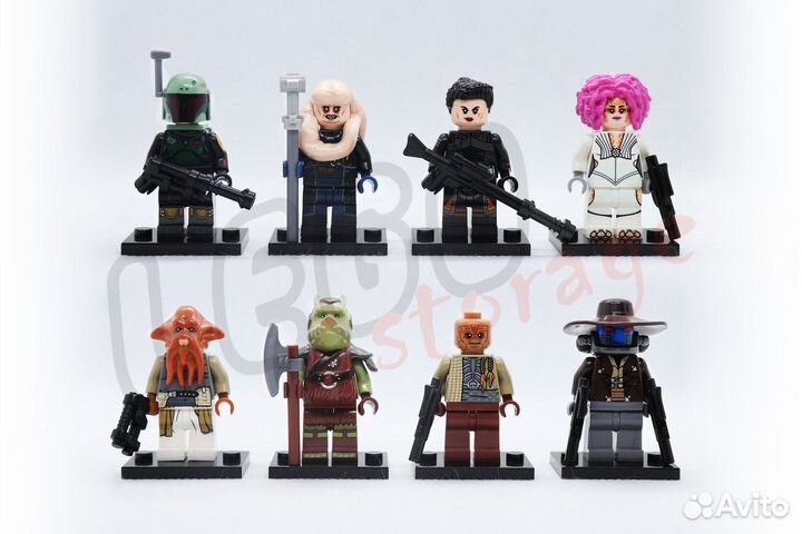 Фигуры Lego 75326 Star Wars Тронный зал Бобы Фетта