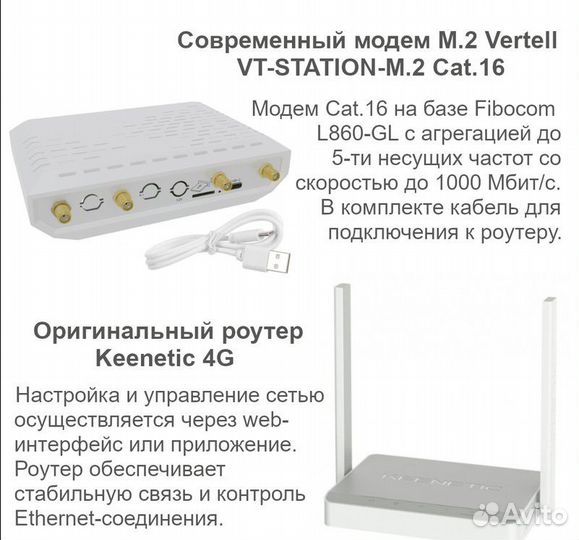 5G Комплект интернета – Скорость до 4 Гбитсек