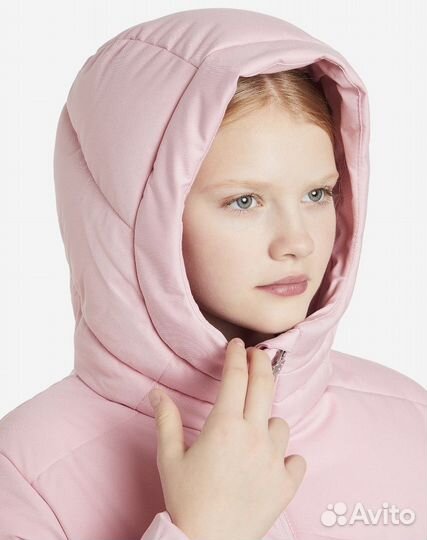 Пуховик длинный для девочки