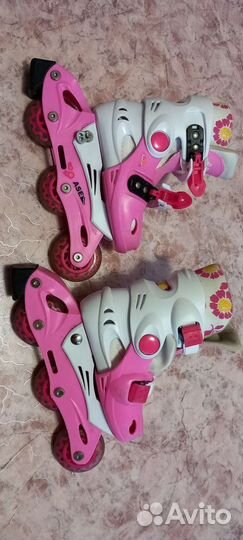 Роликовые коньки детские раздвижные