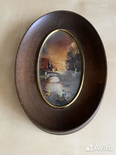 Картины миниатюры живопись Италия винтаж