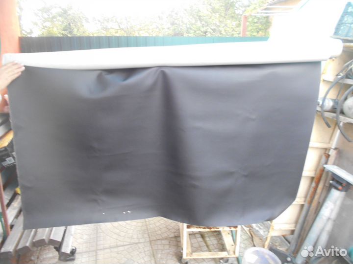 Кожзам чёрный