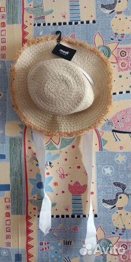 Соломенная пляжная шляпа Modi