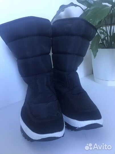 Дутики зимние 38, сапоги с мехом alaska