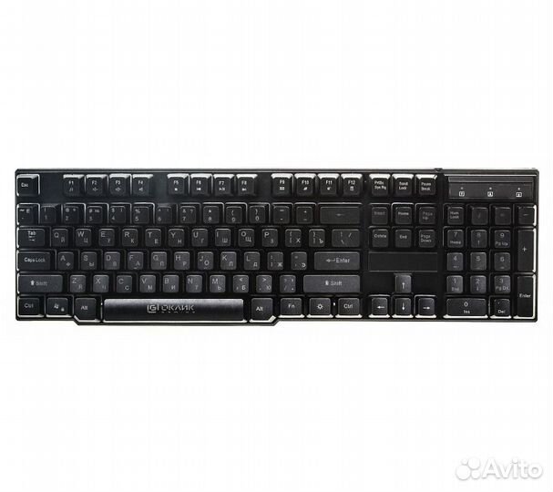 Клавиатура Оклик 780G Slayer, черный