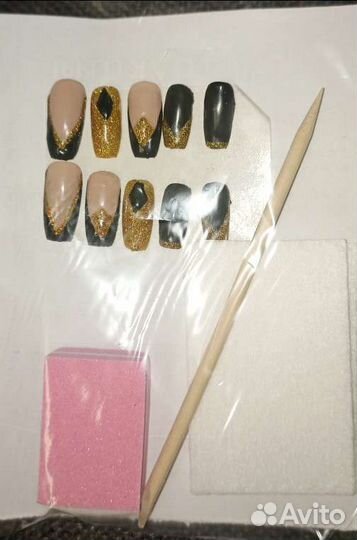 Дизайнерские ногти накладные