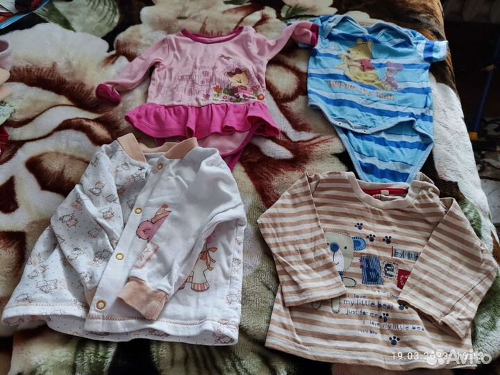 Детские вещи пакетом на девочку от 0 до года