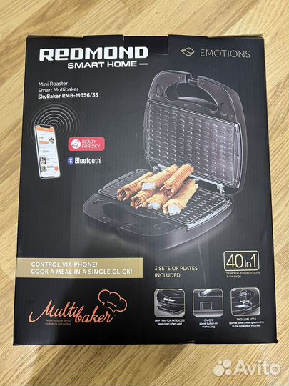 Электрогриль redmond RMB-656/3S