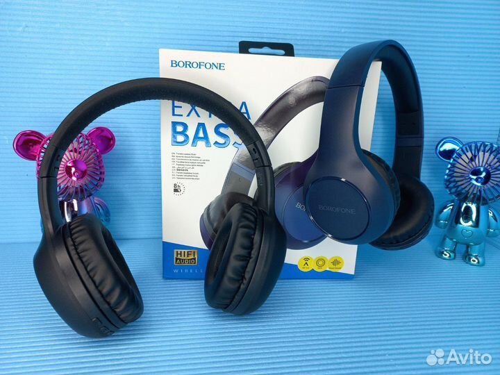 Наушники беспроводные 3D звук borofone