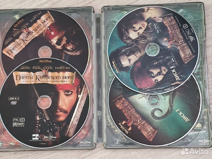 Коллекция дисков Пираты Карибского моря