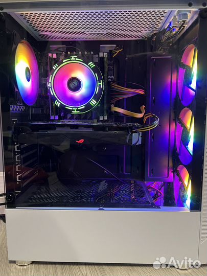 Игровой компьютер RX 570/E5-2670/SSD/HDD/RGB