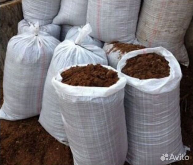 Чернозем перегной в мешках