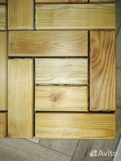 Садовый паркет из лиственницы