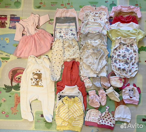 Вещи на девочку 62 68 фирменные пакетом