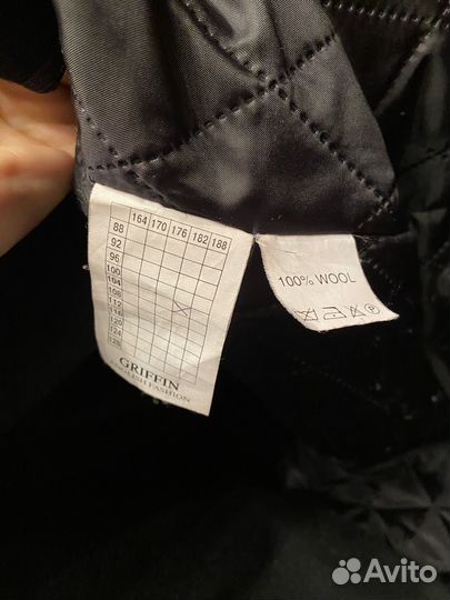 Пальто мужское шерсятное размер 52