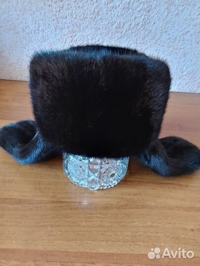 Норковая шапка мужская