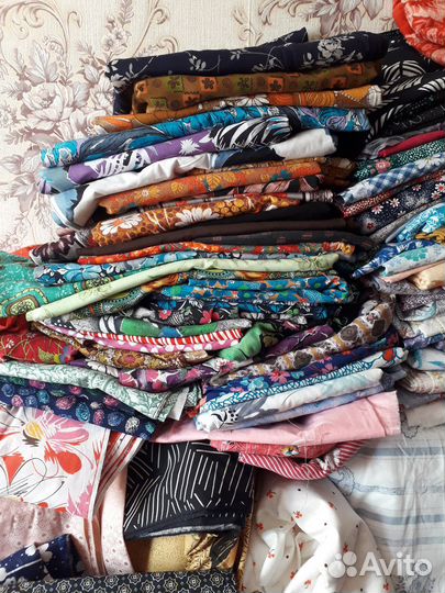 Отрез ткани СССР бязь.сатин.штапел