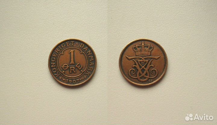 Монеты Польши, Дании, США 1907-39гг