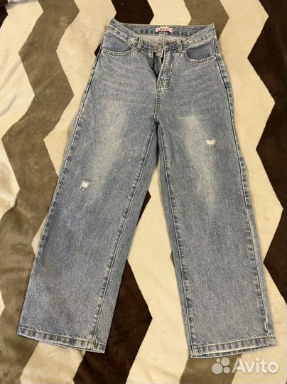 Джинсы женские укороченные