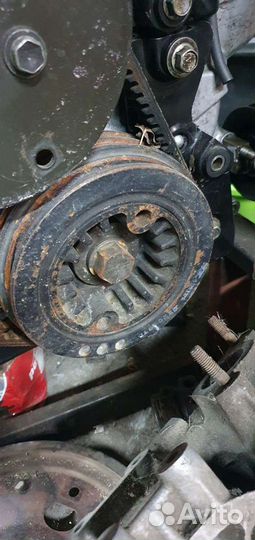 Шкив коленвала 4м41 паджеро 3