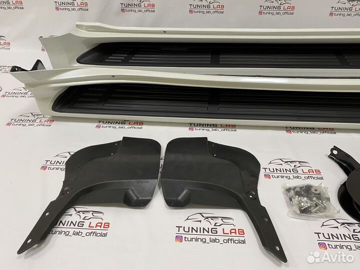 Prado 150 Пороги в стиле Lexus GX K6HL2