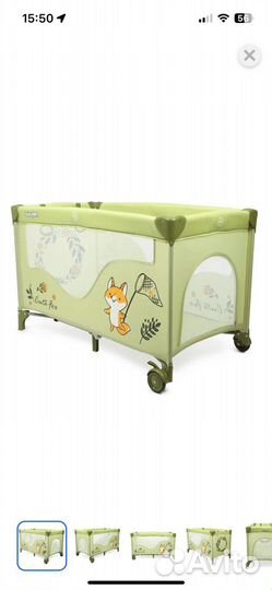 Детская кровать манеж