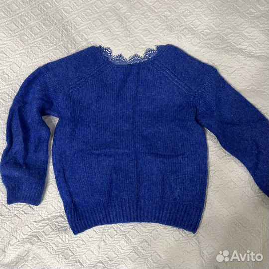 Свитер zara синий