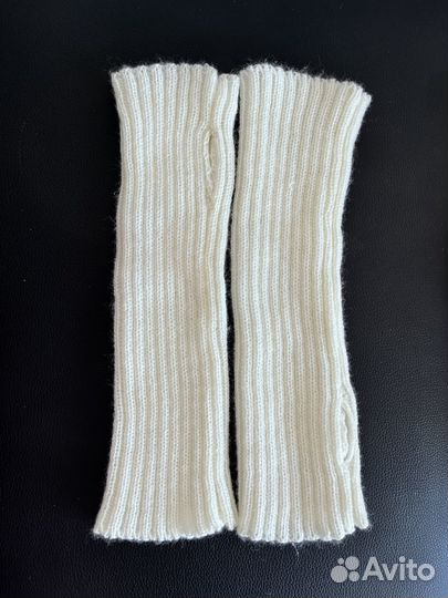 Митенки белые