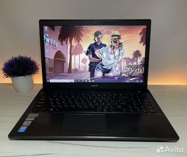 Мощный игровой ноутбук i7 12 Gb SSD GeForce 940М