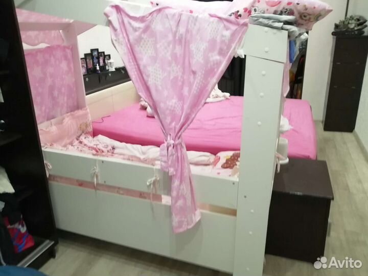 Детская кровать от 2 лет с бортиками