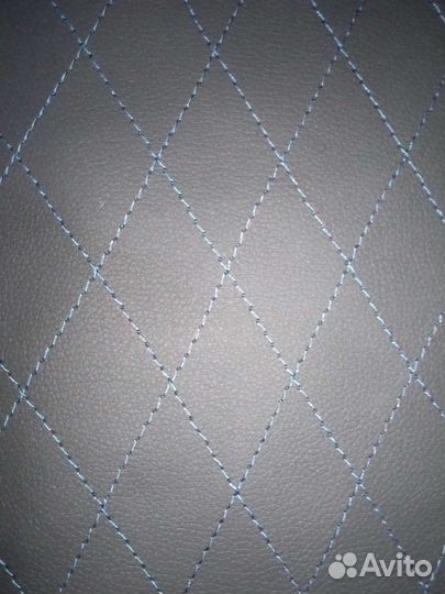Экокожа стеганая ромб