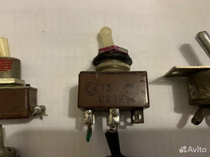 Тумблеры СССР: тв 2-1, тп 1-2, т3, ппн-45